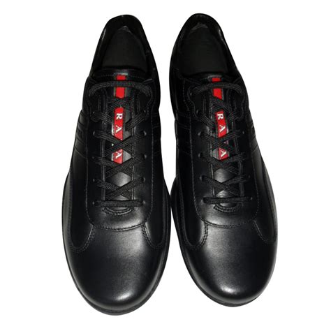 chaussure prada homme noir|Chaussures de luxe pour Homme .